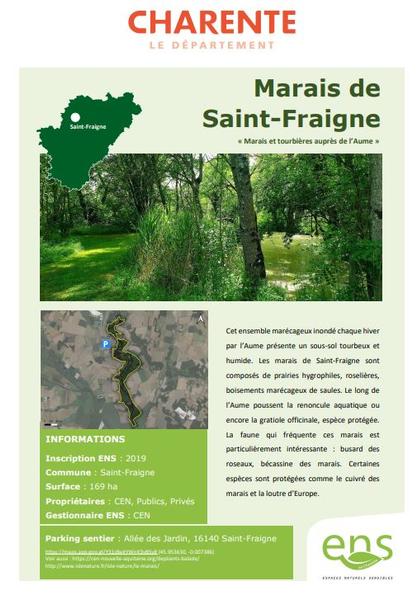 Les Marais de St Fraigne