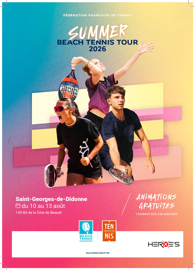 Beach tennis - Open international de la Côte de Beauté 2026