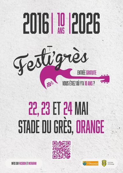 Festi&rsquo;Grès - Orange