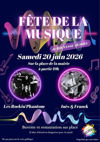 Fête de la musique à Bouvesse-Quirieu