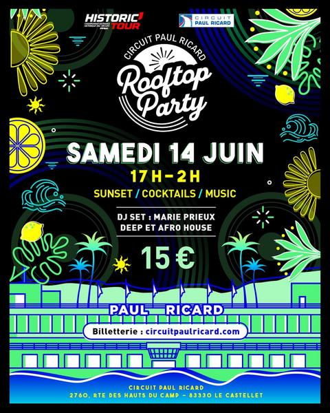 ROOFTOP PARTY HISTORIC TOUR_Le Castellet