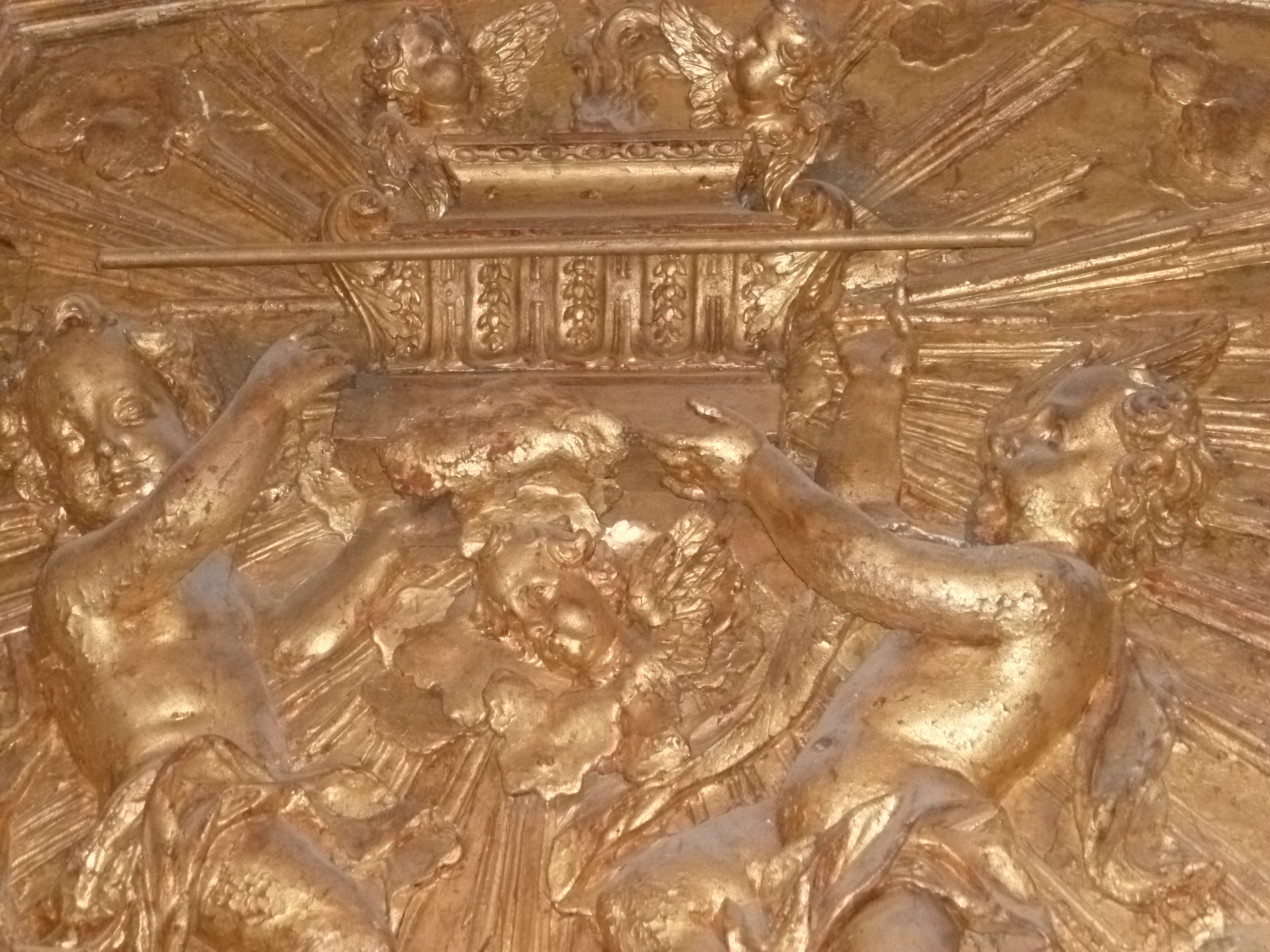 Détail du retable
