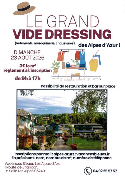 Le Grand Vide Dressing des Alpes d'Azur