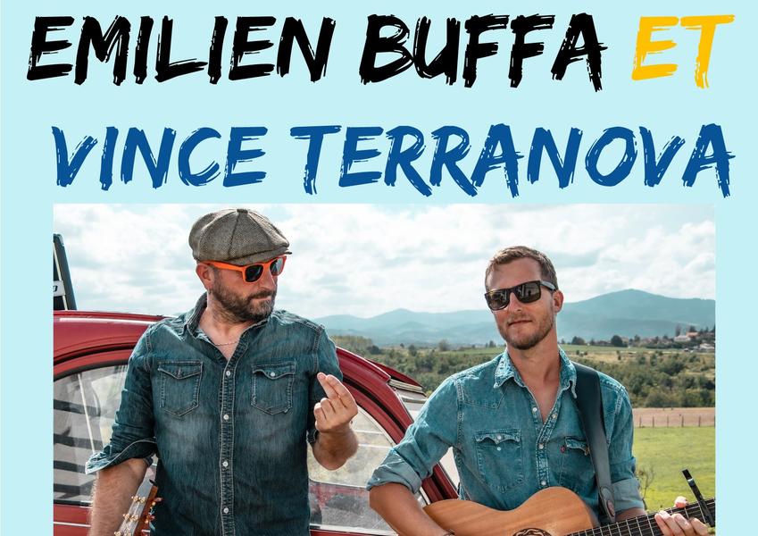 Concert : Emilien Buffa et Vince Terranova - Chansons partagées