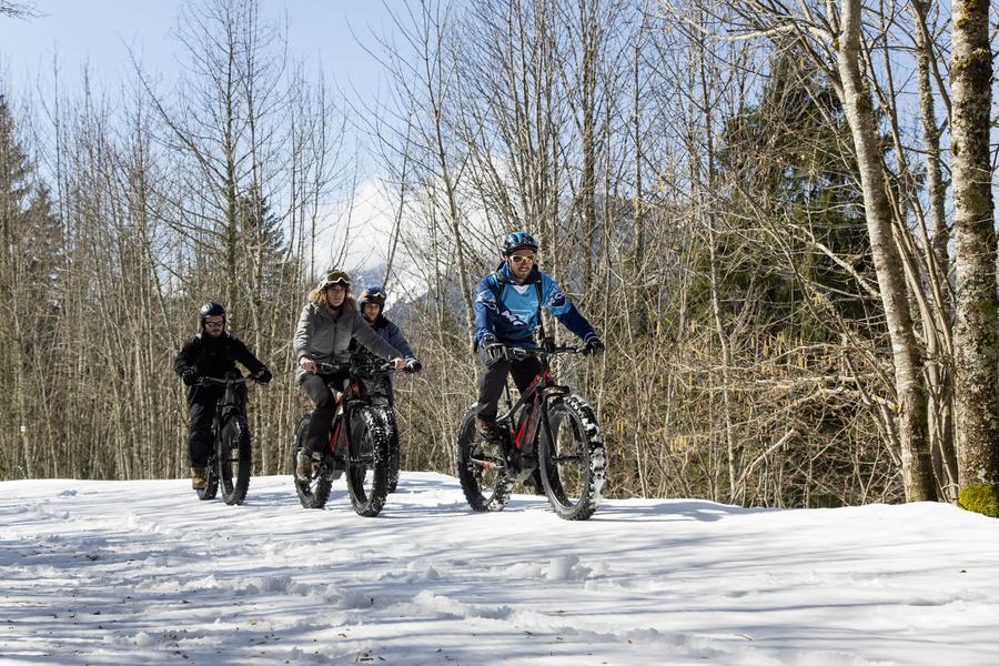VTT électrique sur neige