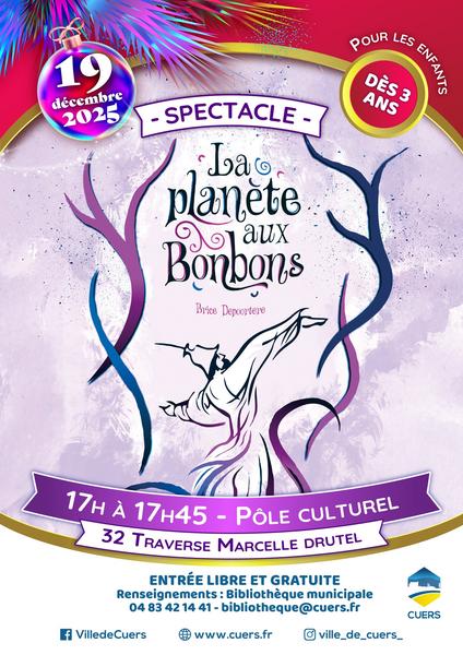 Spectacle pour enfants : Les planètes aux bonbons