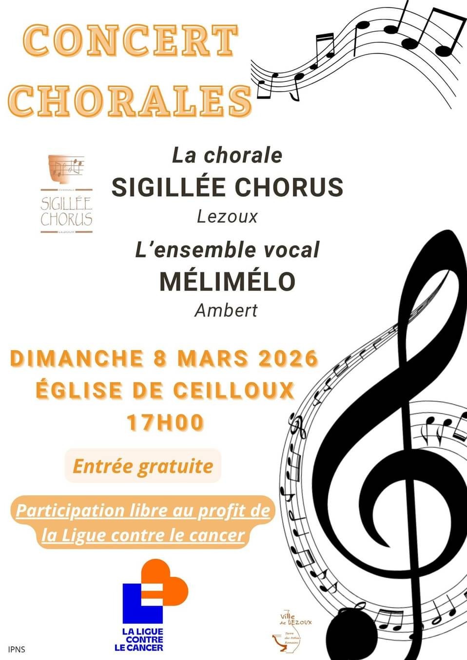 Concert chorales Sigillée et Mélimélo // Ceilloux