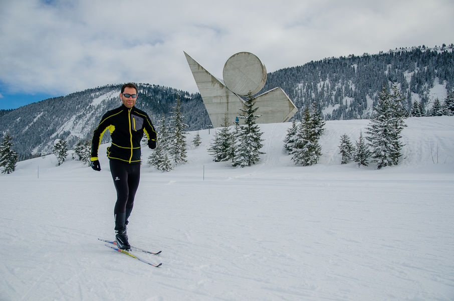 Ski nordique au Plateau des Glières