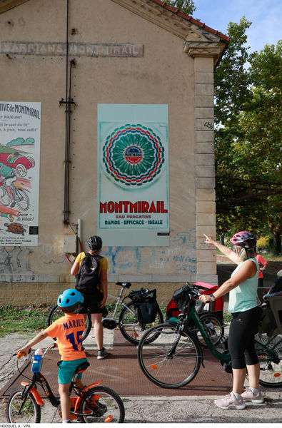 Gare de Sarrians - Véloroute de la Via venaissia