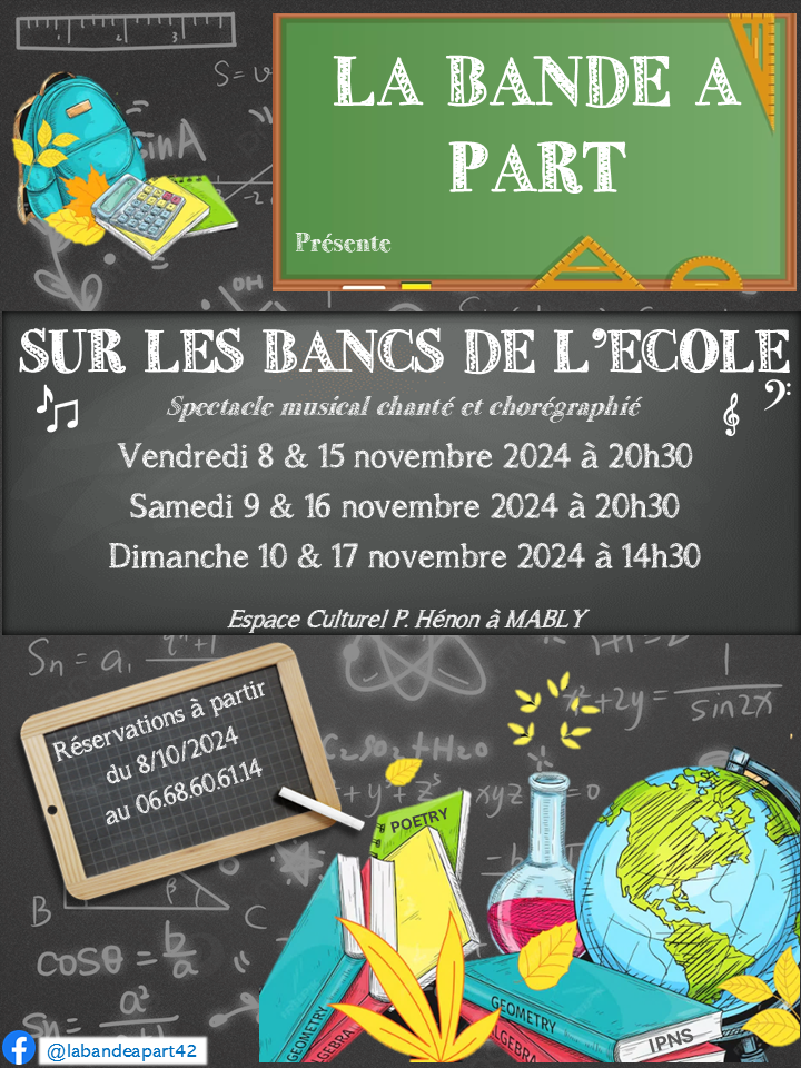 Spectacle Musical - Sur les bancs de l'école - MABLY