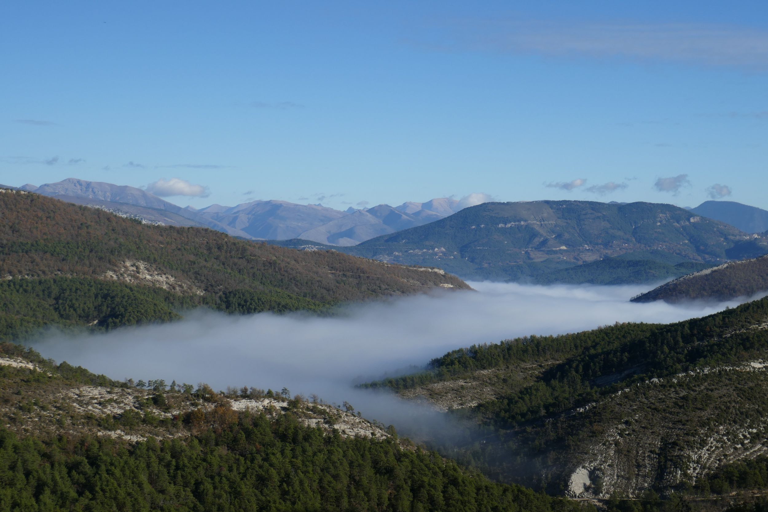 Estéron, panorama vers le Nord