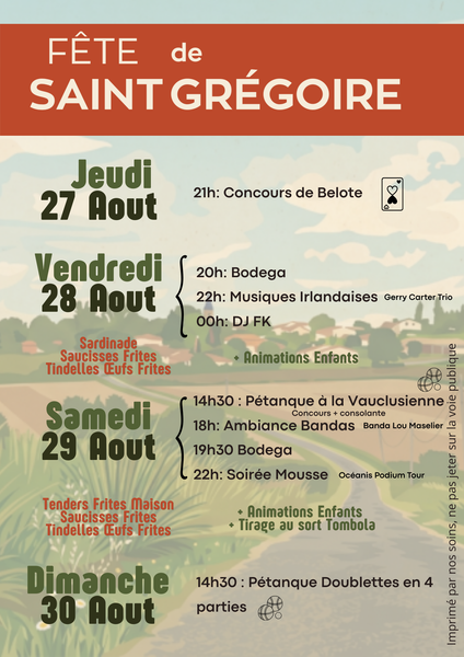 Saint-Grégoire en fête !