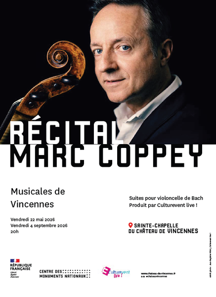 Les musicales de Vincennes : Récital de Marc Coppey au château de Vincennes 