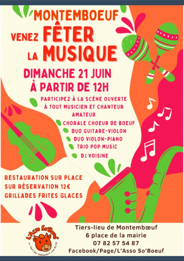 Montemboeuf : Fête de la musique