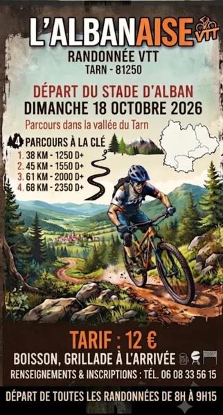 Randonnée VTT - L'Albanaise