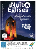 Nuit des Eglises Soirée Découverte du patrimoine et chant choral_Saint-Sauveur