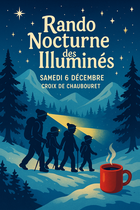 Rando Nocturne des Illuminés_Le Bessat