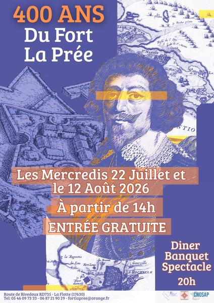 Anniversaire 400 ans du Fort La Prée
