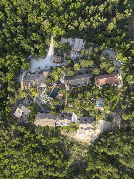 Domaine du Val de Sault vue aerienne