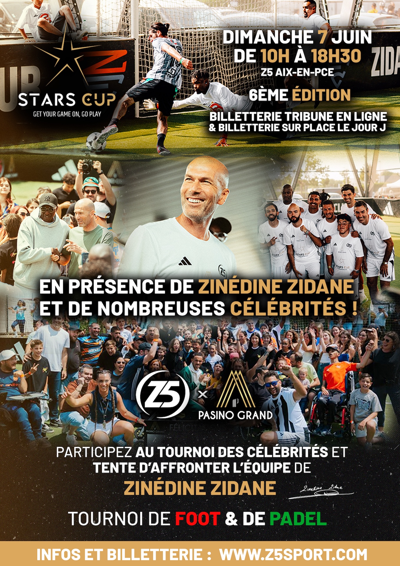 Stars Cup 6 au Z5 Aix - en présence de Zinédine Zidane