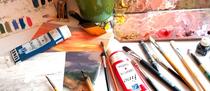Pinceaux et palette