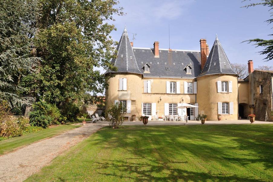 Photo du château vue du parc