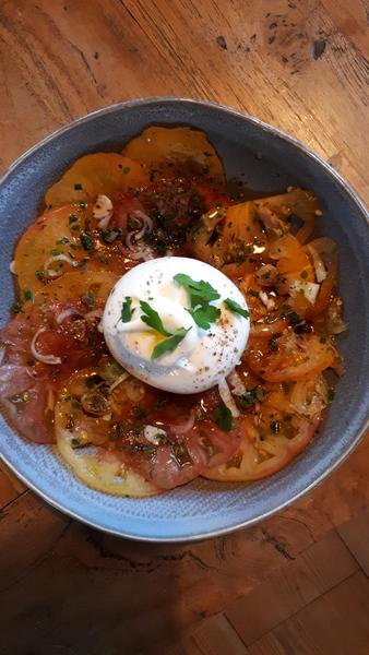 Burrata tomates