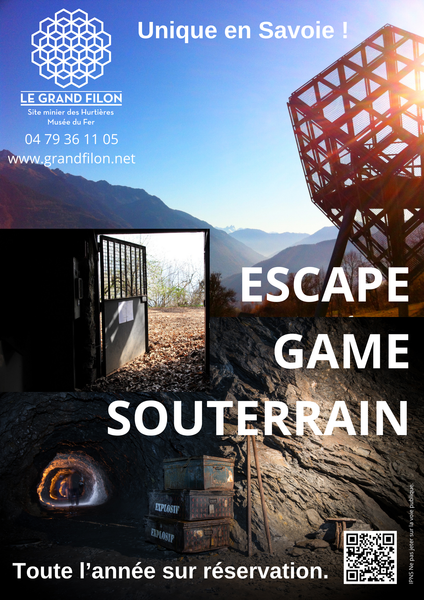 Escape Game dans la mine St Louis - Musée LE GRAND FILON - Saint-Georges-d'Hurtières