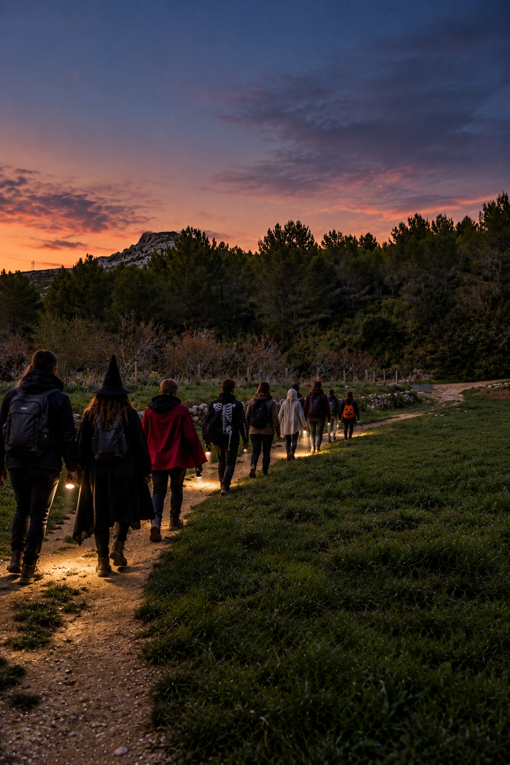 Randonnée nocturne : frissons dans la colline
