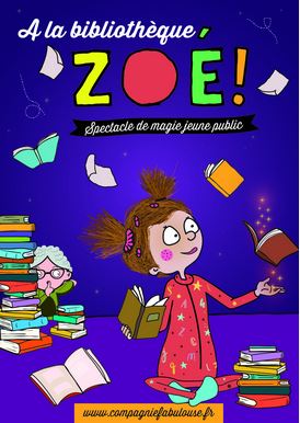 A la bibliothèque Zoé