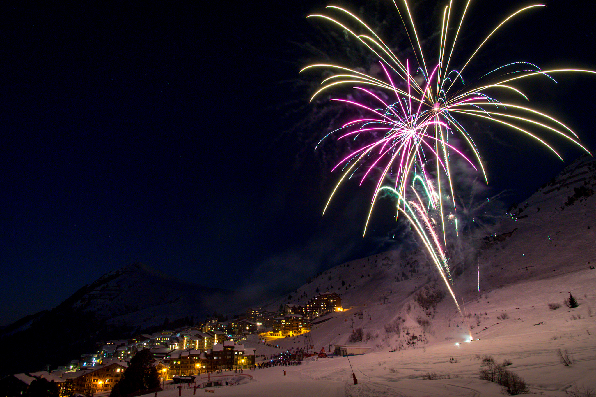 Grand feu d'artifices