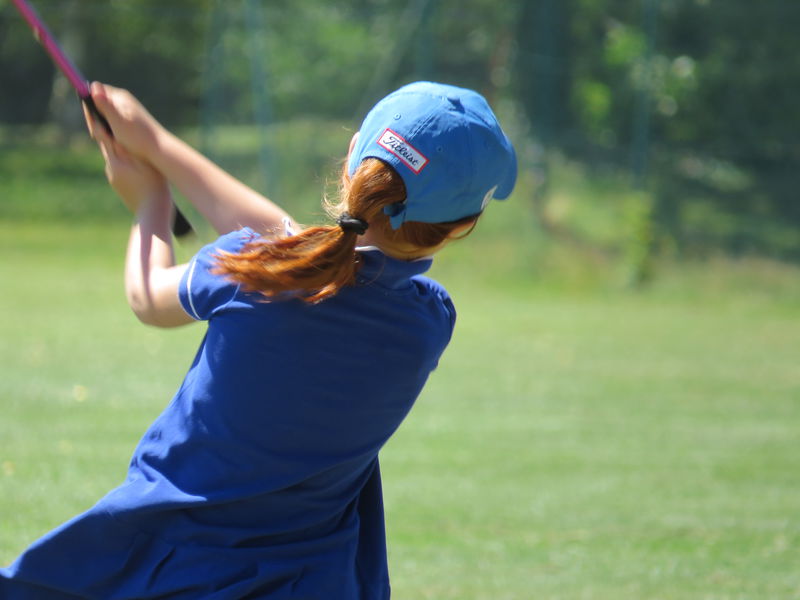 Golfeuse de l'école de golf de Bourg-en-Bresse