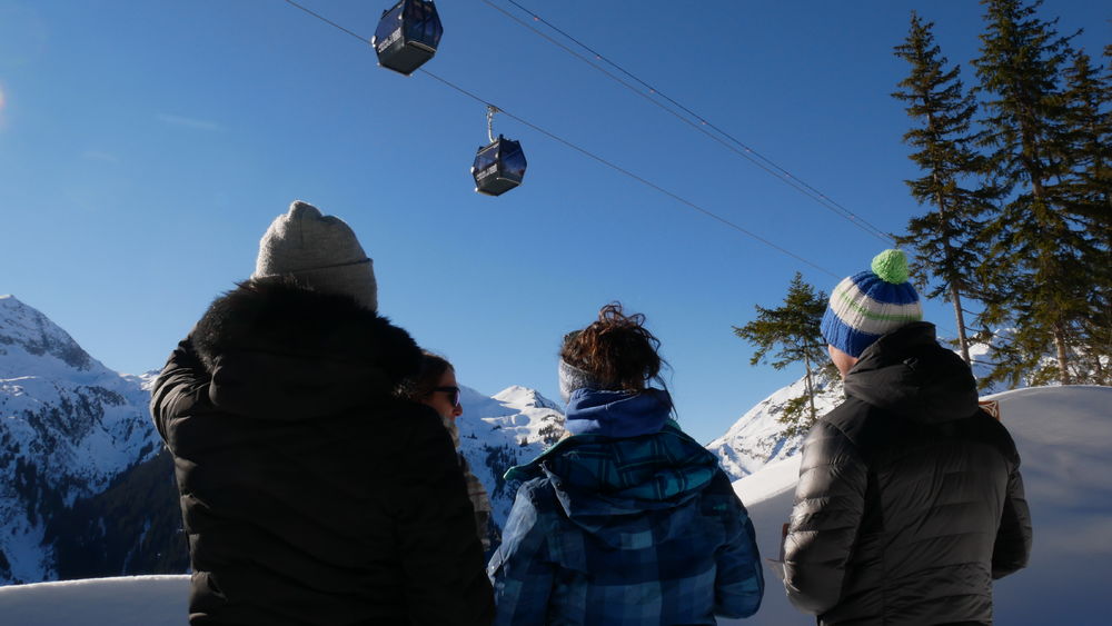 belle vue sur le parcours du Trésor sous l'or blanc