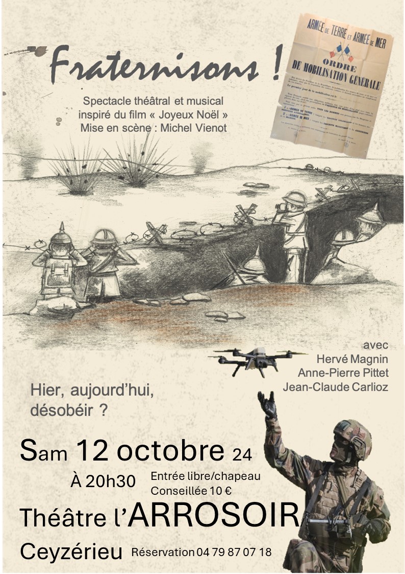 Spectacle théatral et musical "Fraternisons"