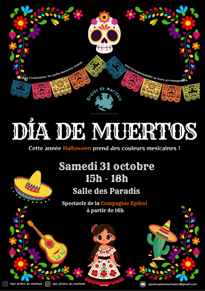Halloween - Spectacle et goûter : Día de muertos