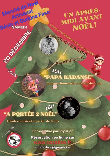 marché et spectacle de Noël familial 