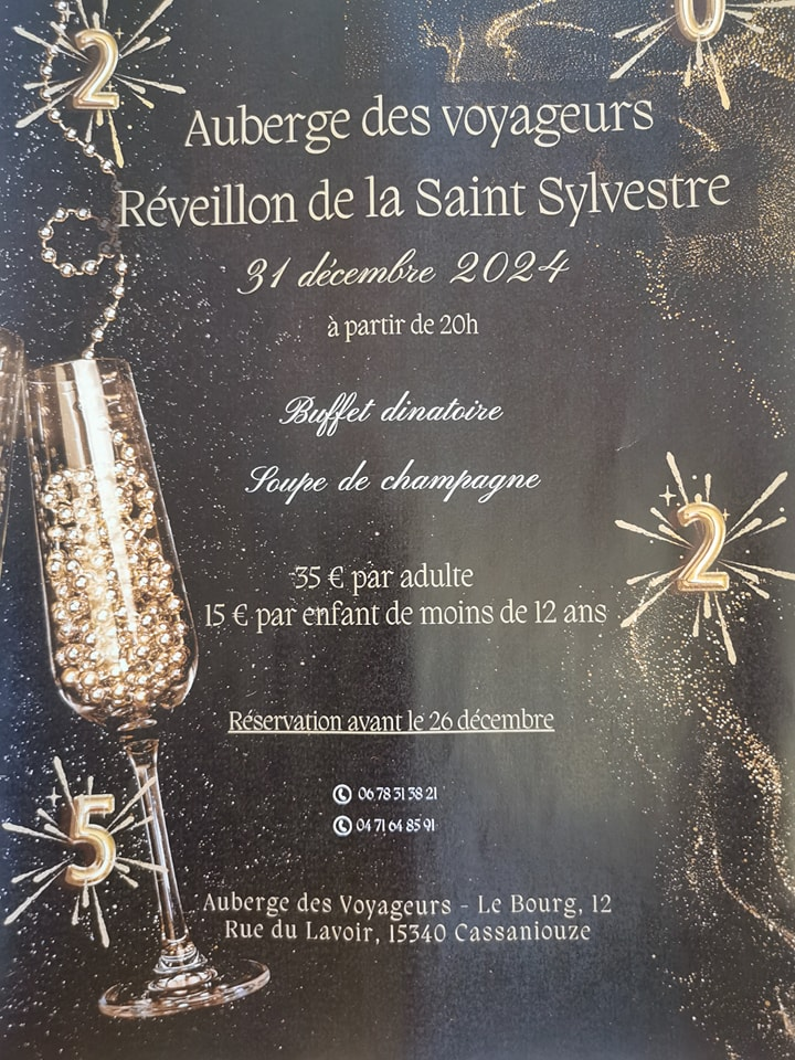 Menu de réveillon