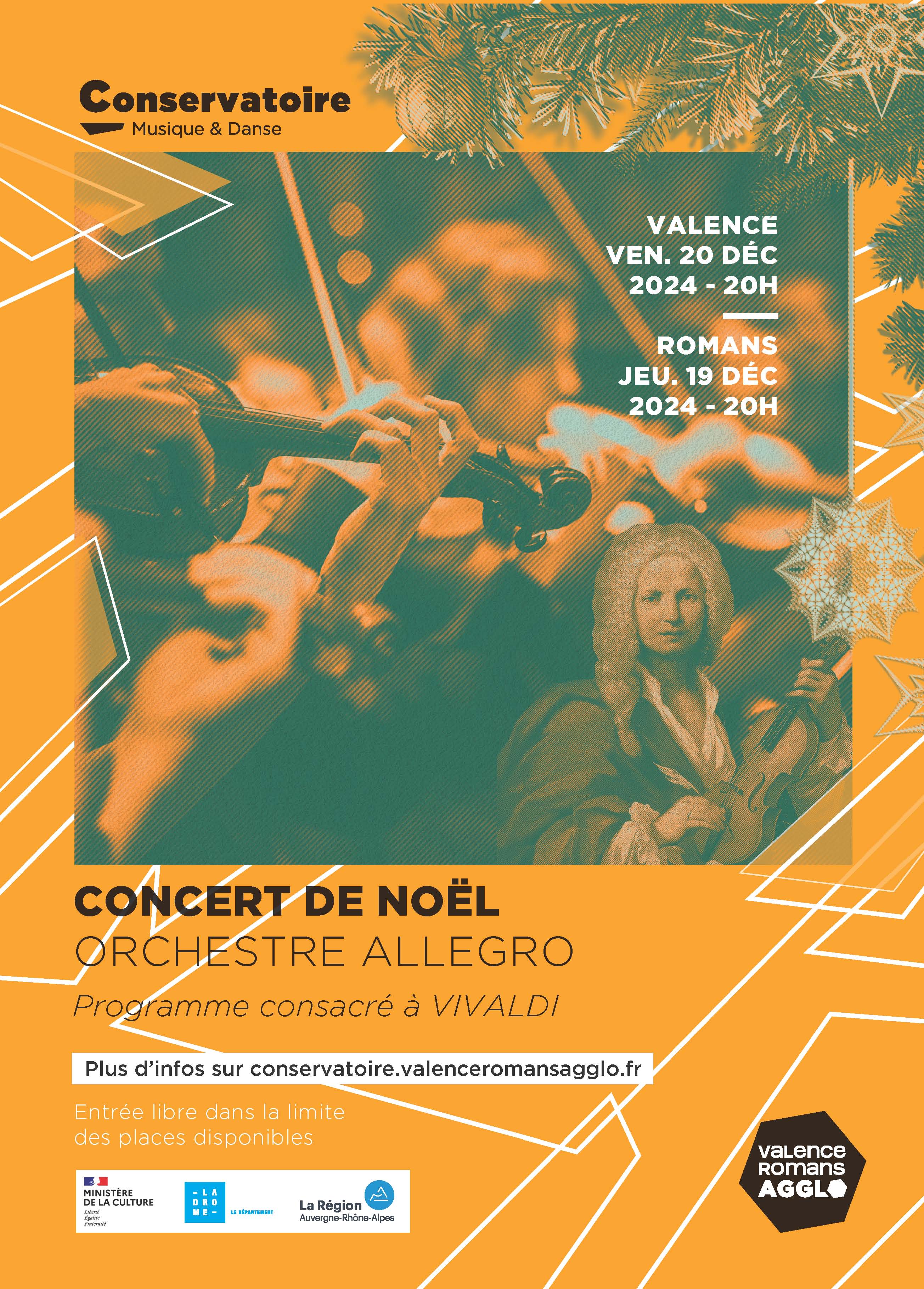 Concert de Noël par l'orchestre 