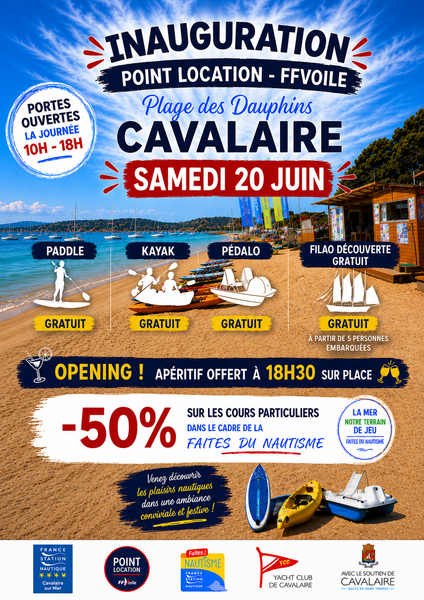 Inauguration du point plage_Cavalaire-sur-Mer