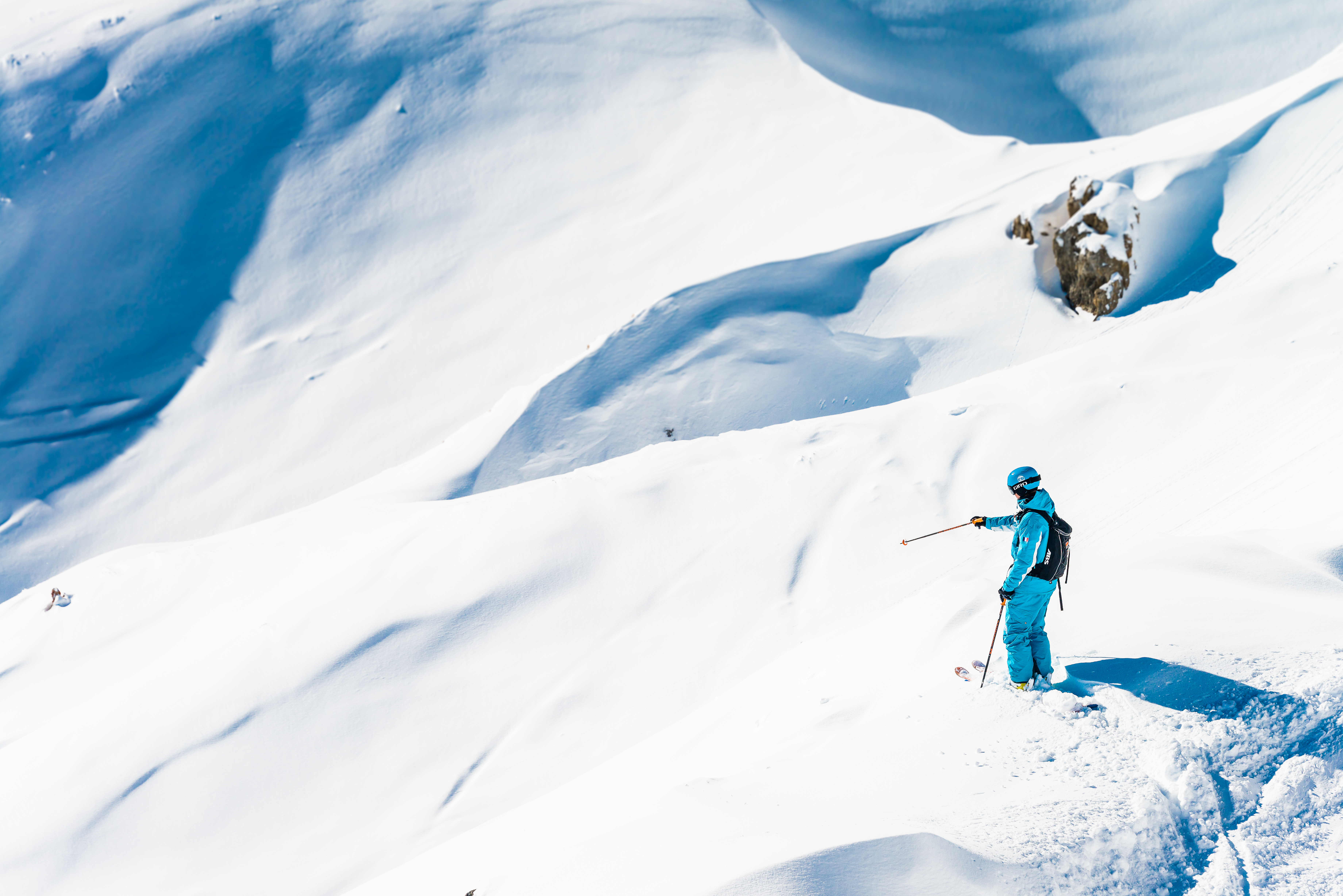 Sortie hors-piste sur les hauteurs de Flaine