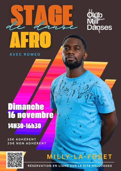 Stage de danse Afro avec Roméo