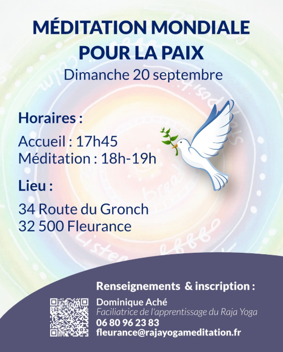 Méditation pour la paix_Fleurance