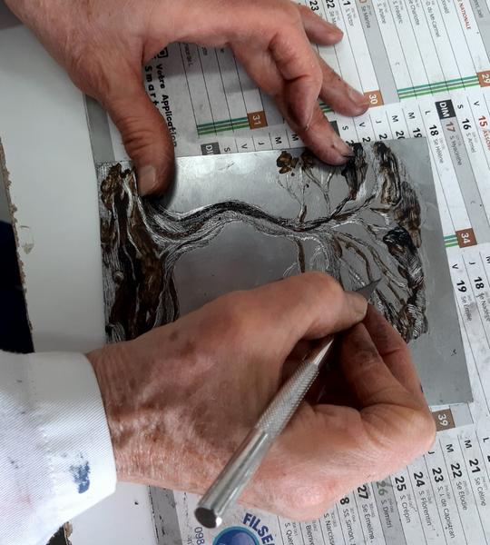 Atelier gravure impression