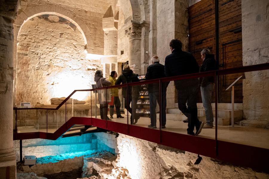 Sortie au Château de Rochemaure et visite de l’Abbatiale de Cruas en nocturne
