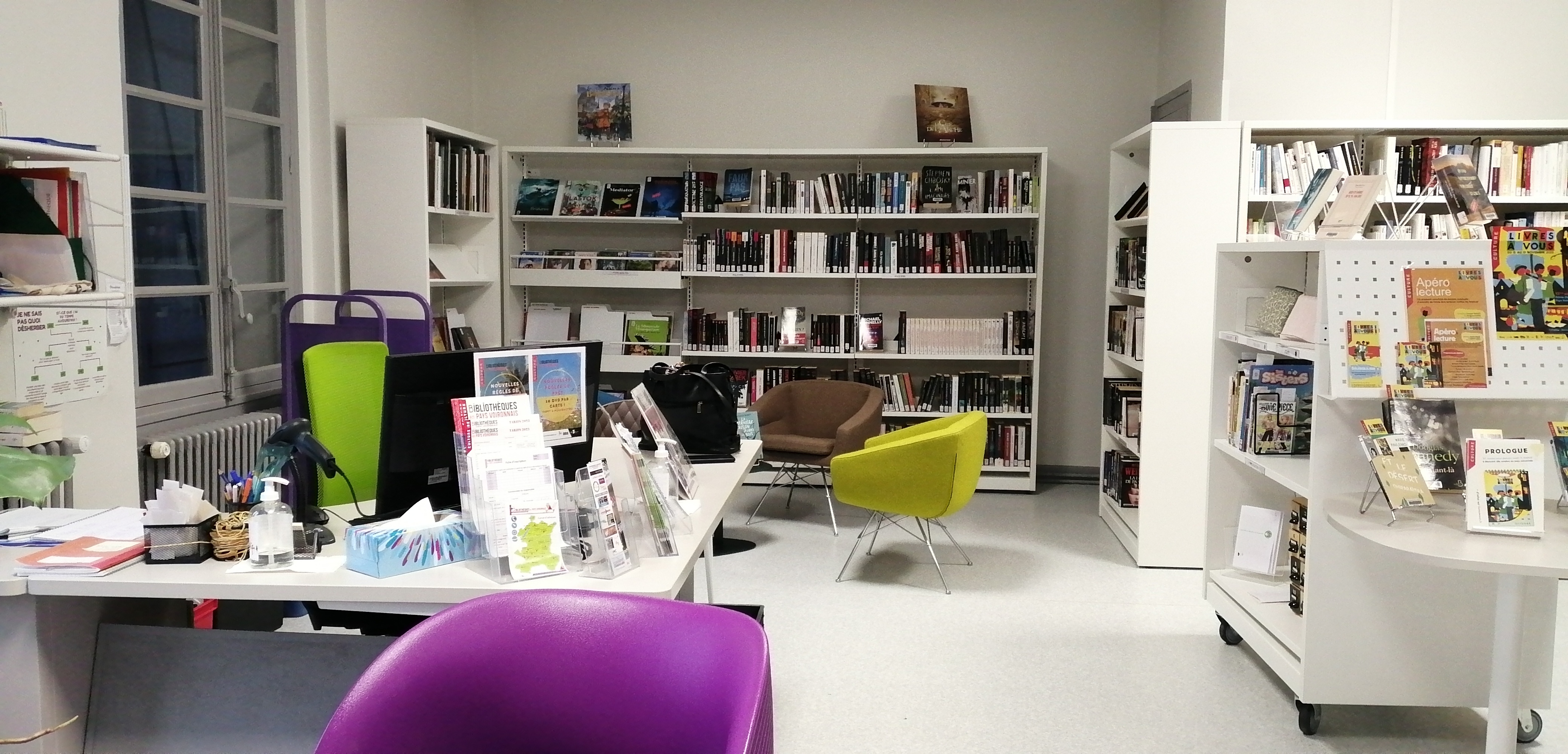 Bibliothèque de Charnècles  - Les Mots Passant