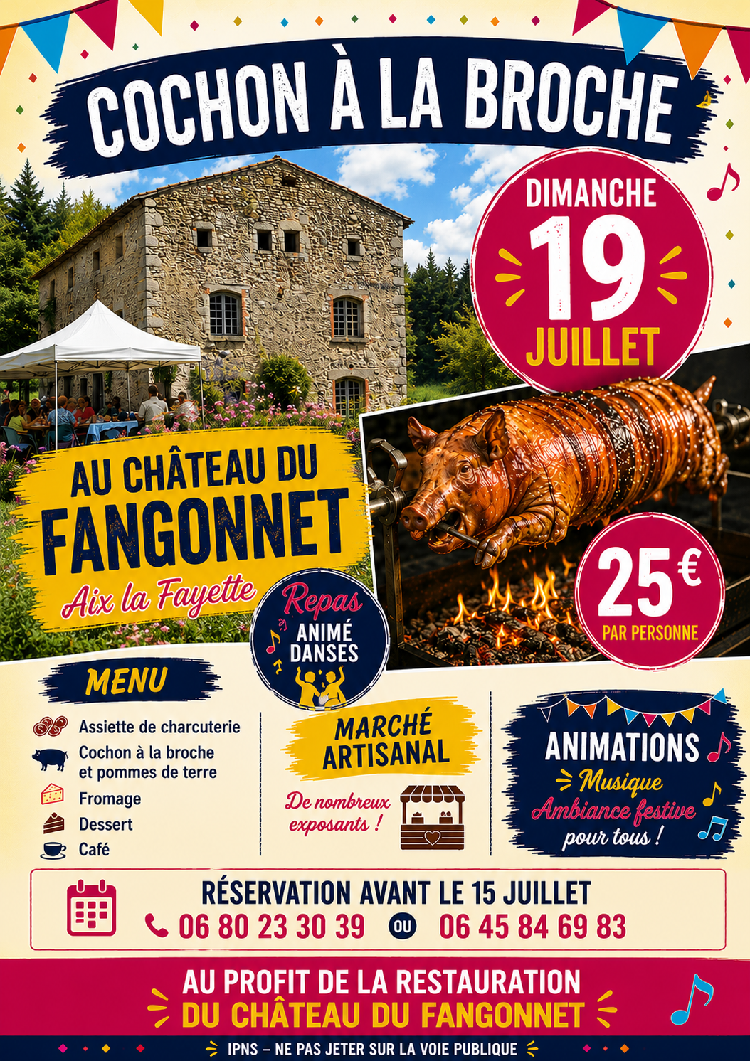 Cochon à la broche