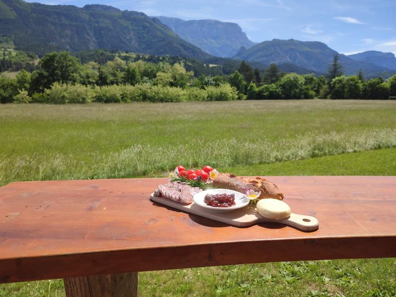 Vue du snack