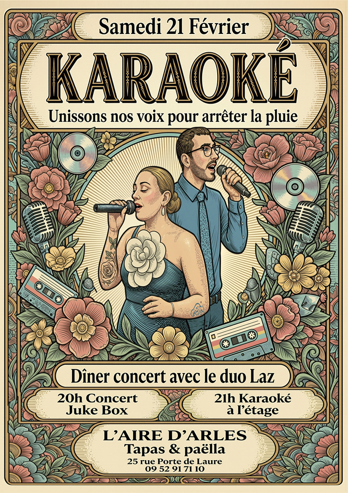 Soirée Karaoké – L&rsquo;Aire d&rsquo;Arles