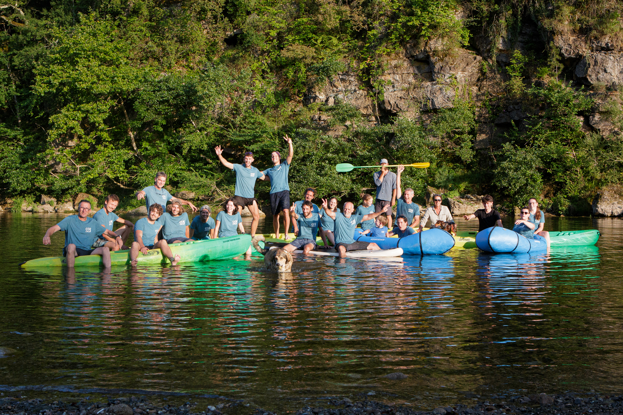 Canoë sur le Chassezac avec CCC Canoë