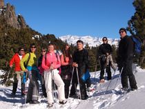 Groupe en sortie raquettes